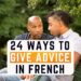 24 ways to give advice in French