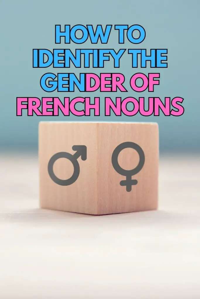 How to Identify the Gender of French Nouns