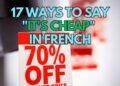 23 Ways to say "It's cheap" in French