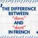 The Difference Between “donc” and “dont” in French