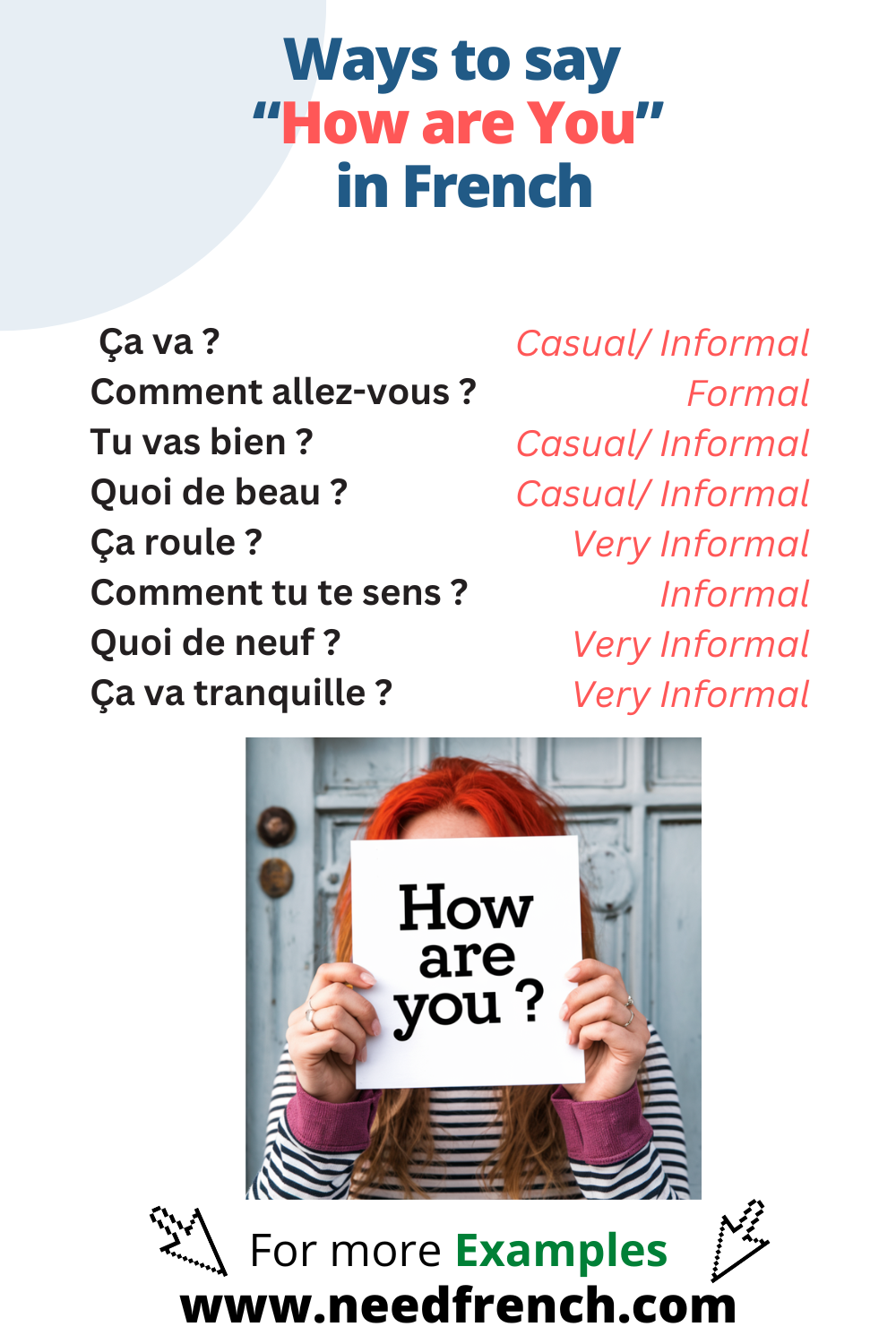 Ways to Say “How are You” in French